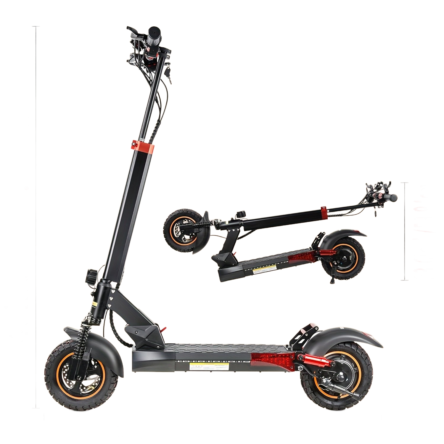 Image from Electric Scooter For Adults, 350W Motor Up To 20KM/H & 50KM Range Commuting Scooter Electric For Adults 25.4cm Air Tires Dual Braking Folding E Scooter LED Display - Copy