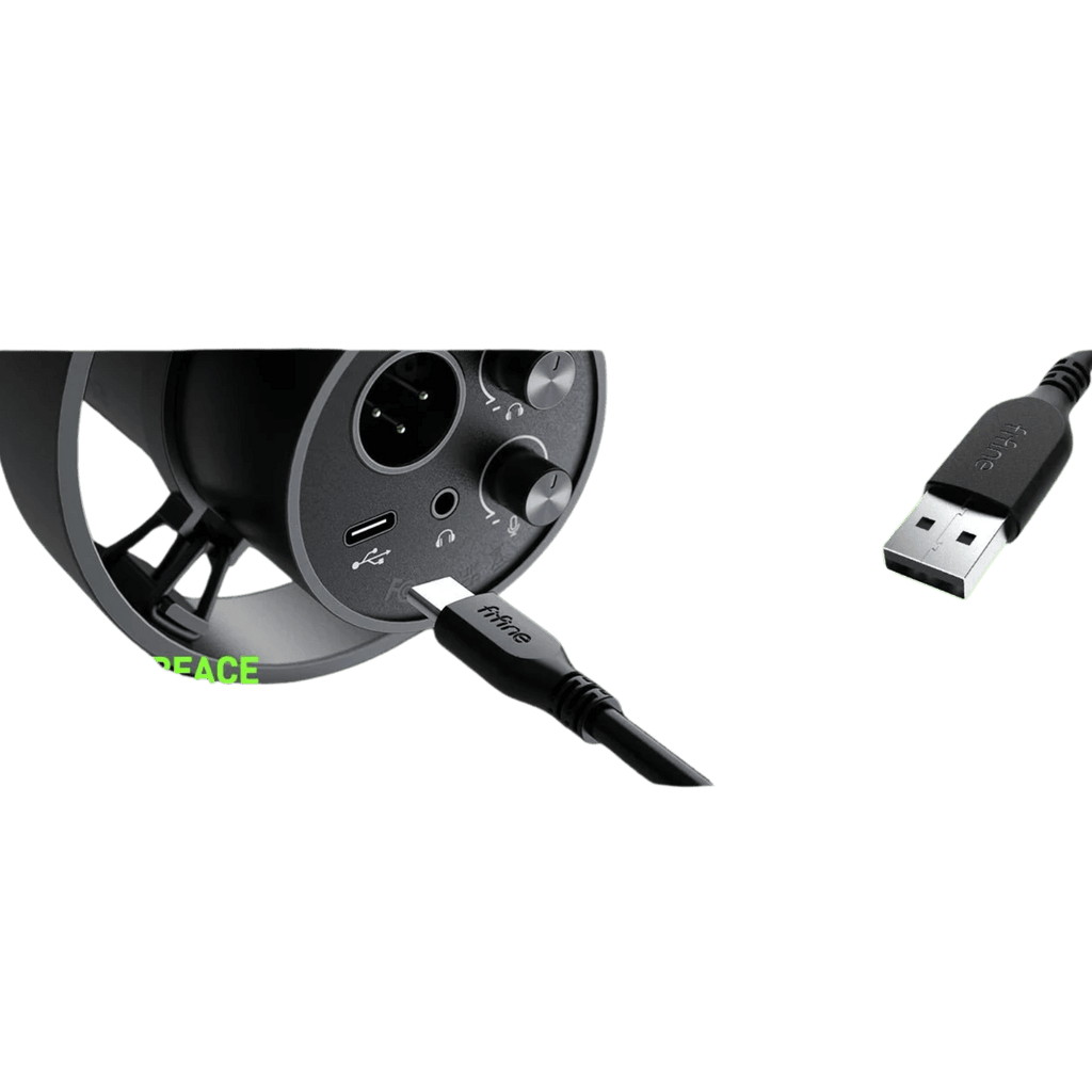 XLR Microphone with Shock Mount Touch-mute K688 - TKINGS