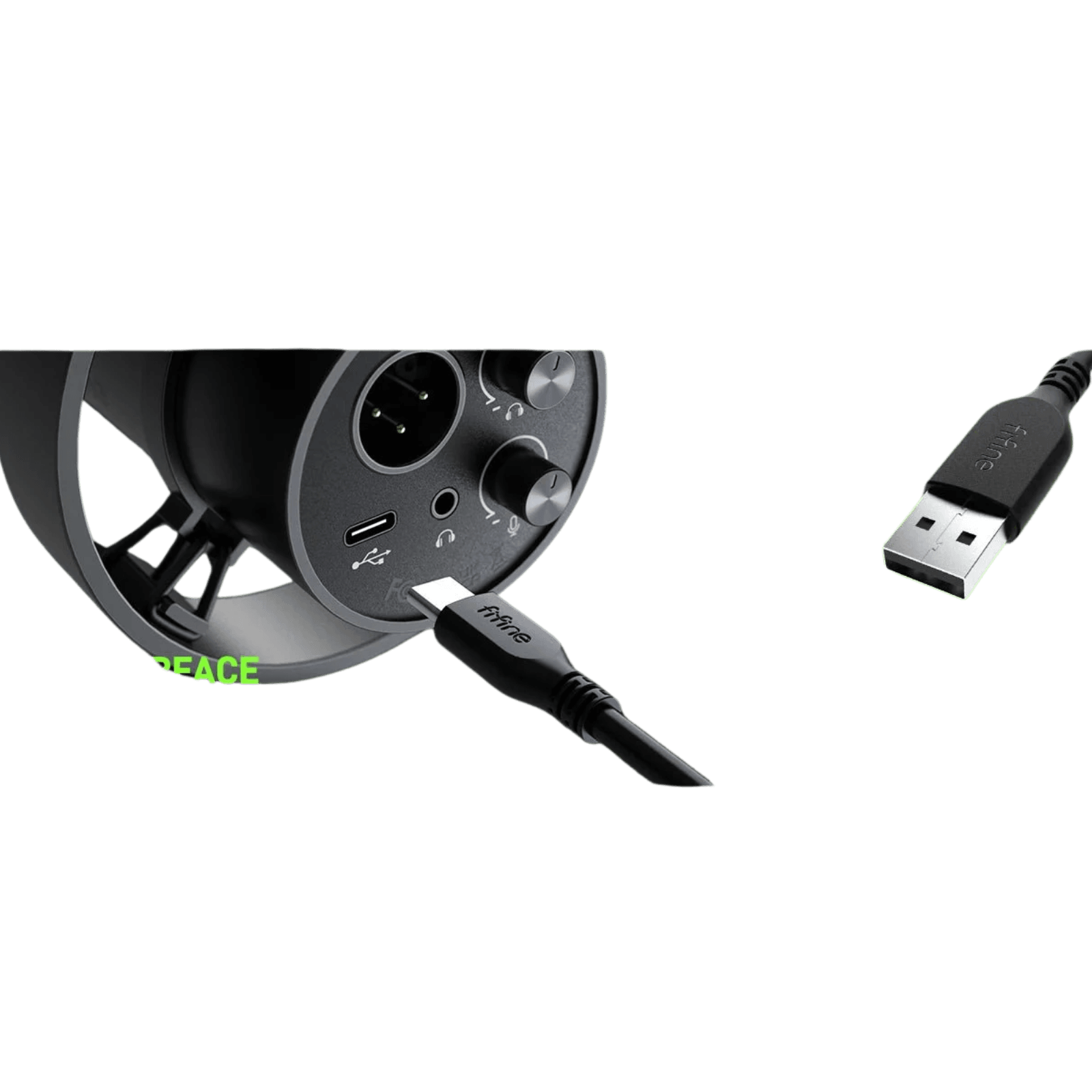 XLR Microphone with Shock Mount Touch-mute K688 - TKINGS