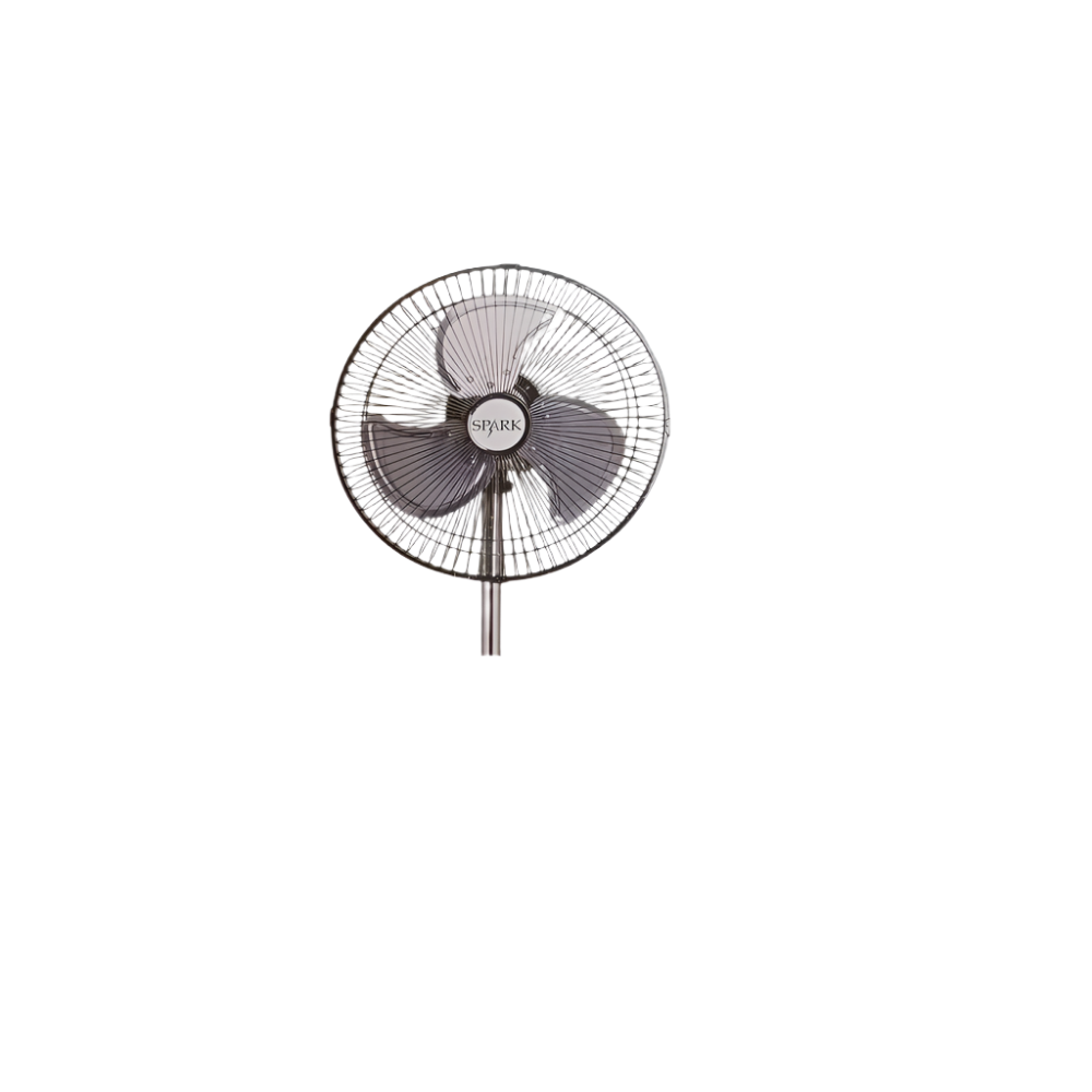 SPARK - 10" Fan, 40W Power, 3 Speeds, 3 Aluminum Blades, 100° Adjustable Direction, Quiet Operation, Heavy Base