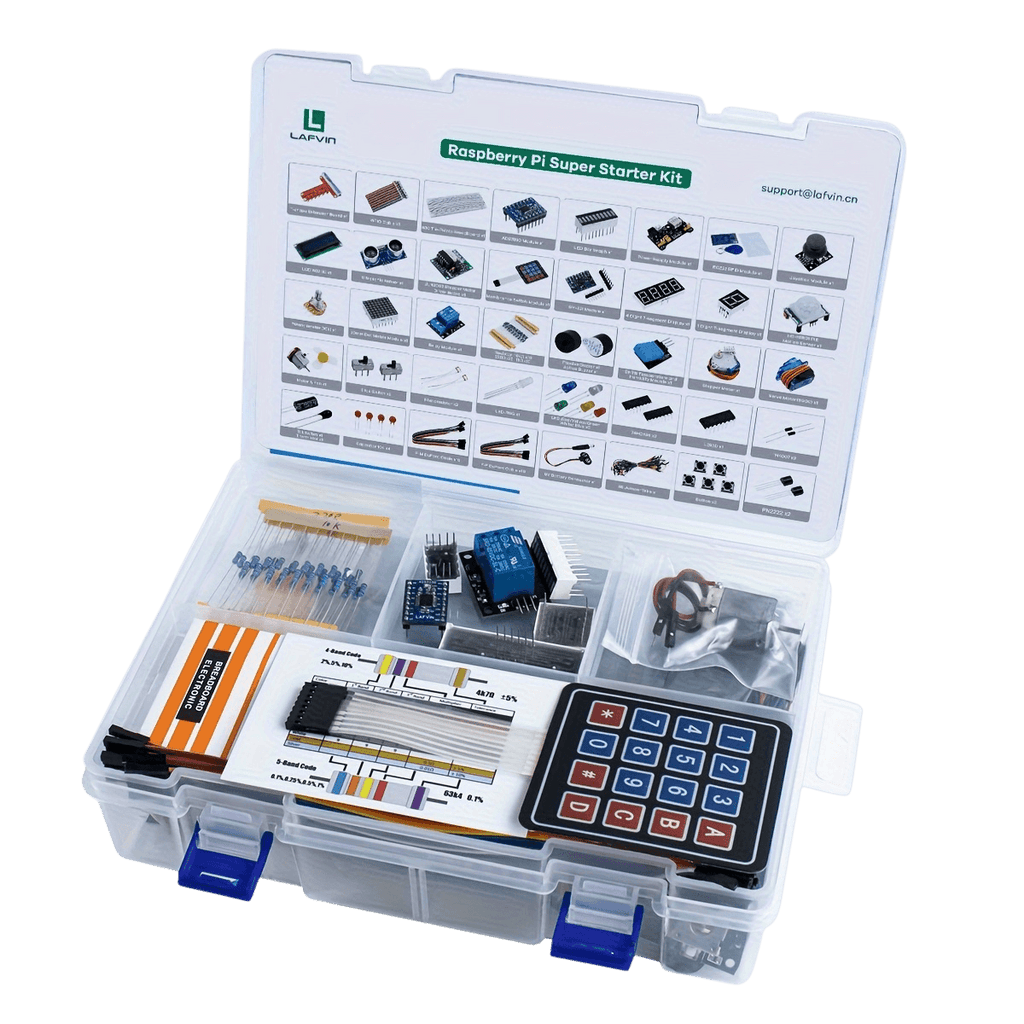 Super Starter Kit for Raspberry Pi Raspberry Pi 5/4/4B/3B/3B+ - TKINGS