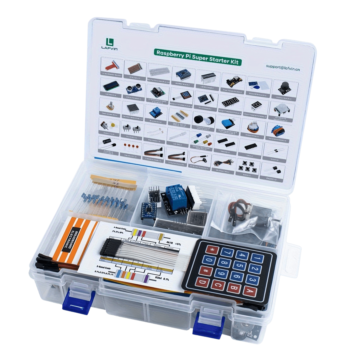 Super Starter Kit for Raspberry Pi Raspberry Pi 5/4/4B/3B/3B+ - TKINGS