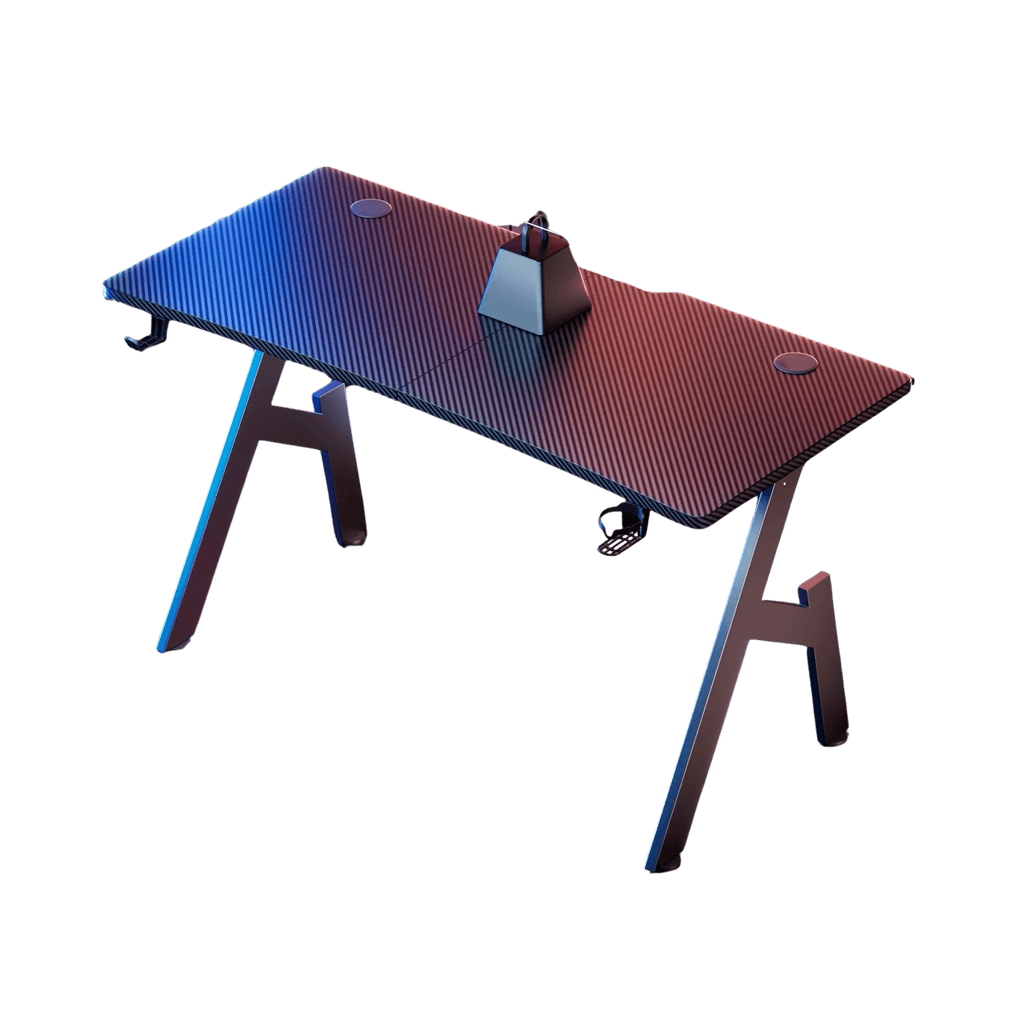 Sturdy Gaming Desk with Carbon Fiber Coating - TKINGS