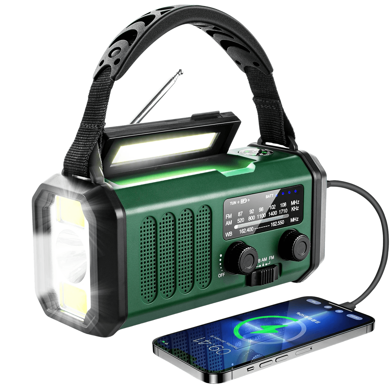 HOT Radio 10000mAh AM/FM LED Flashlight SOS - TKINGS