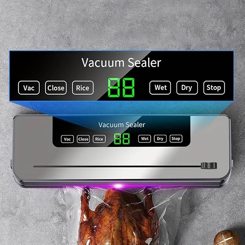 Vacuum Sealing Machine with Digital Display And 10 Bags - TKINGS