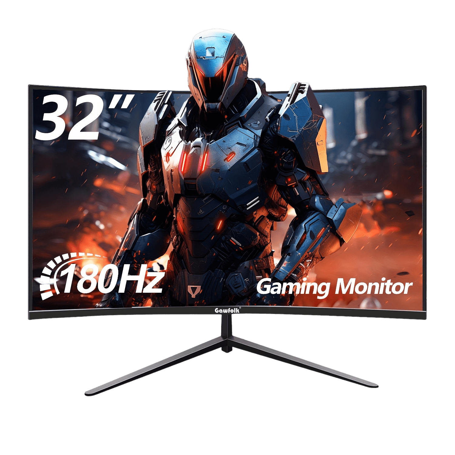 Curved Gaming Monitor - 180Hz 1080p Full HD - TKINGS