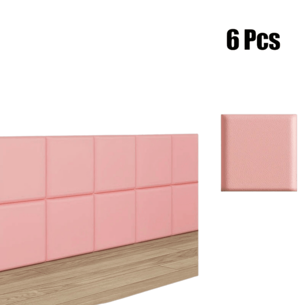 6/10pcs Premium Vinyl Wall Panels, Thickened 3D Headboard Tatami - TKINGS