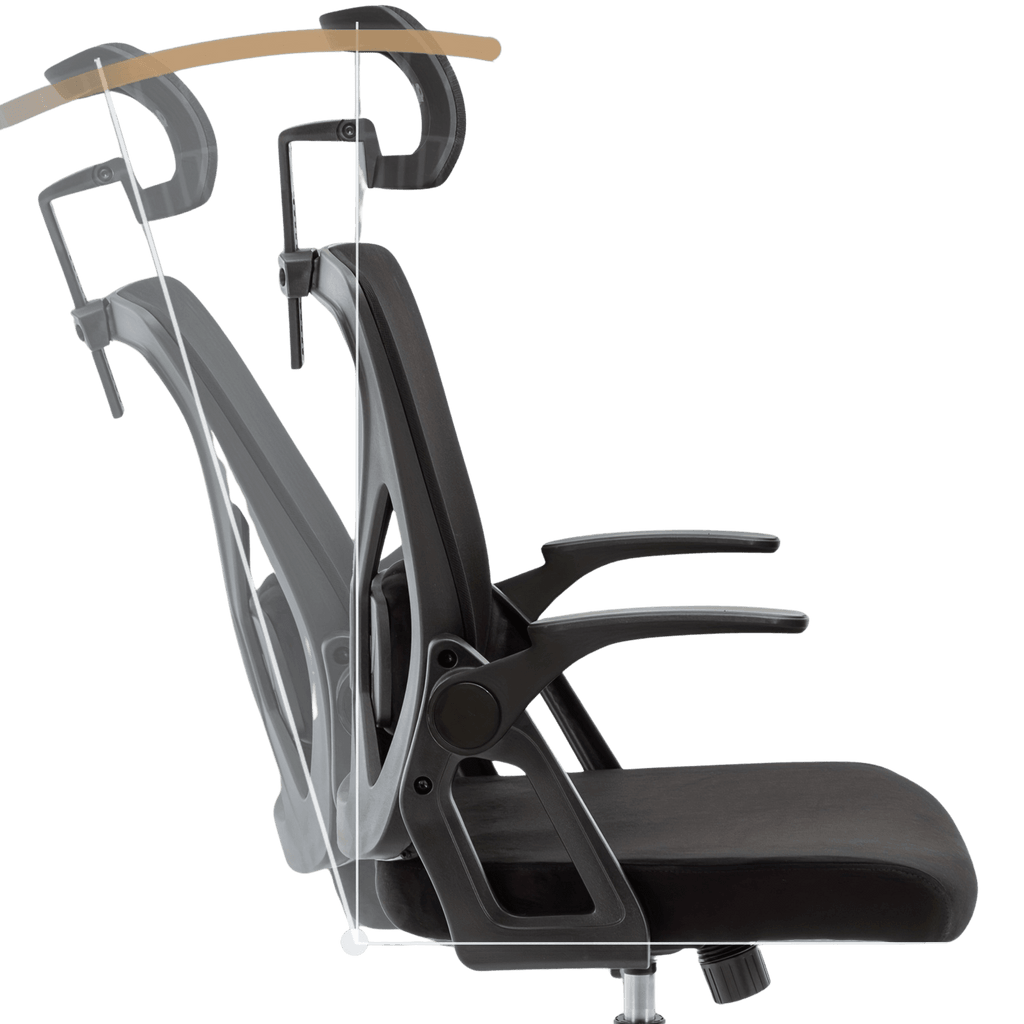 Ergonomic Office Chair with Adjustable Headrest, Armrests, Lumbar Support 150kg - TKINGS