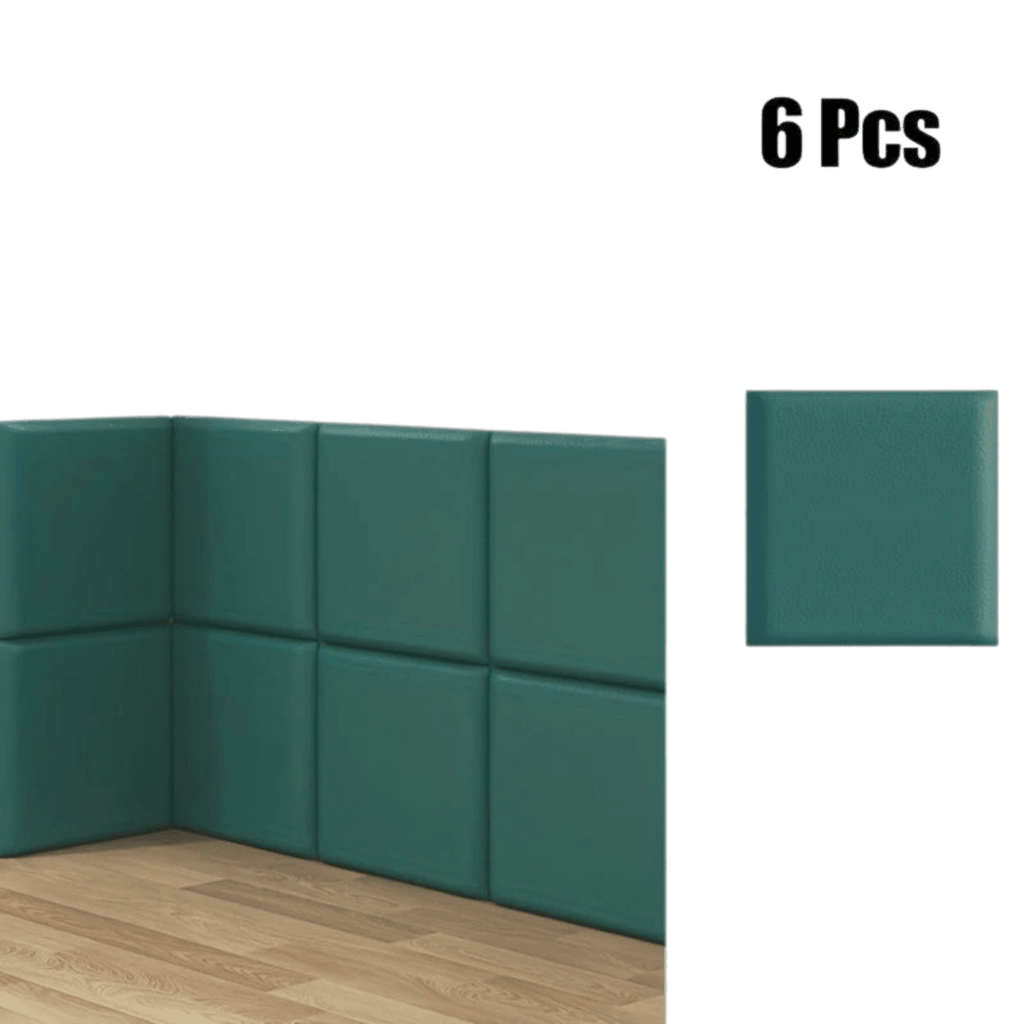 6/10pcs Premium Vinyl Wall Panels, Thickened 3D Headboard Tatami - TKINGS