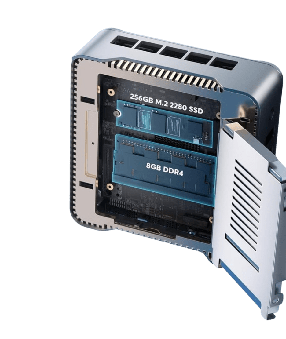 PC Alder Lake-N97 Up to 3.6GHz 4C/4T 16GB DDR4 512GB M.2 SSD - TKINGS