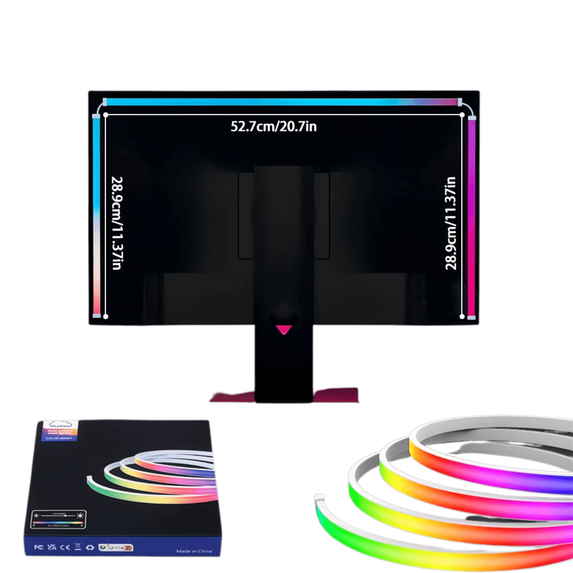 24/27'' Ambilight Computer Atmosphere Screen Light Synchronization - TKINGS