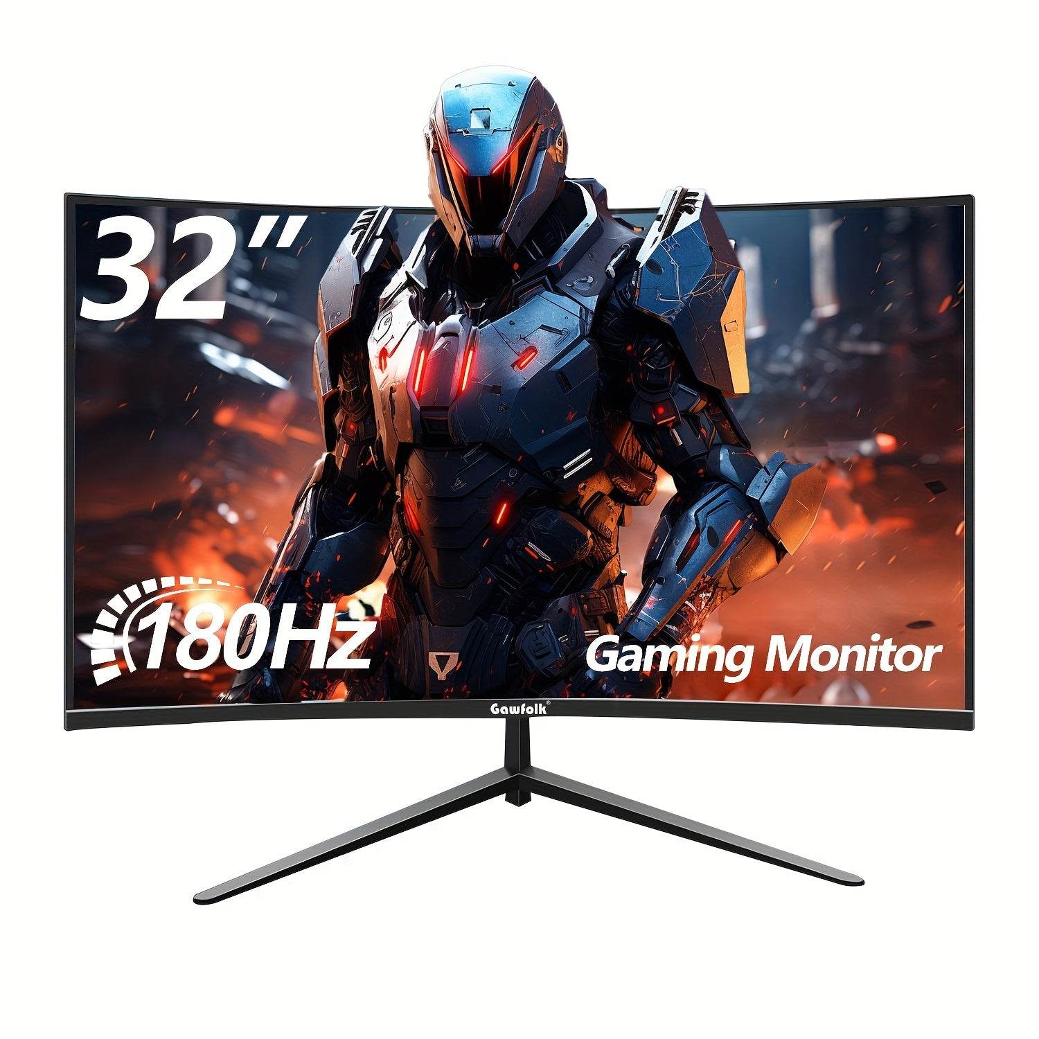 Curved Gaming Monitor - 180Hz 1080p Full HD - TKINGS