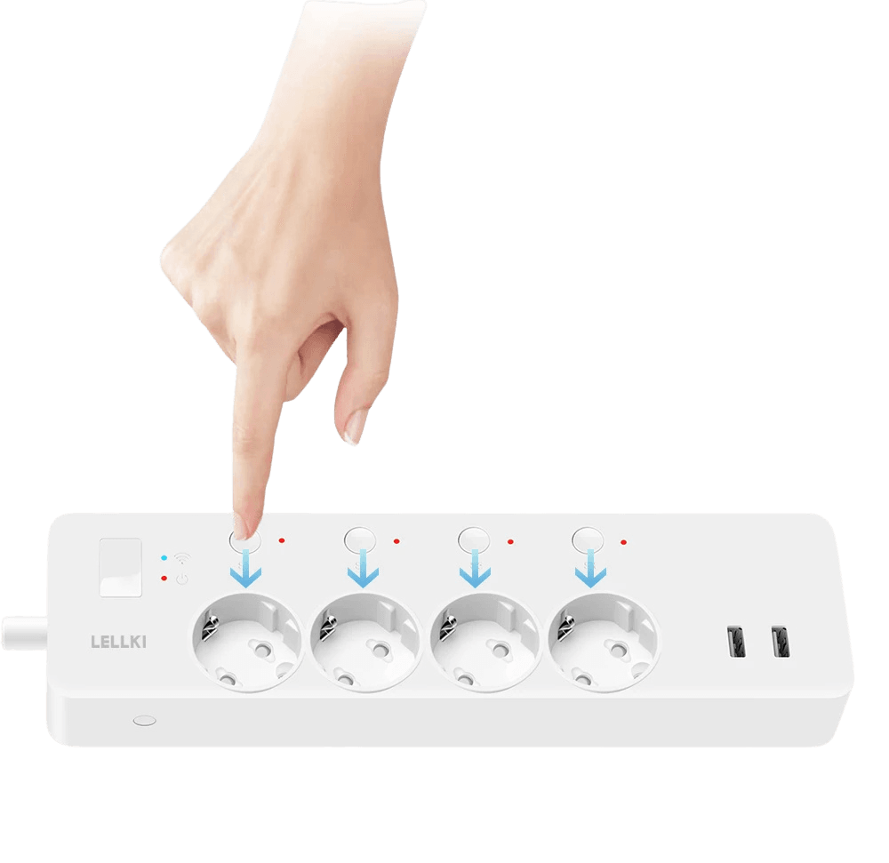 Zigbee Power Strip Energy Monitoring Socket 220V EU - TKINGS