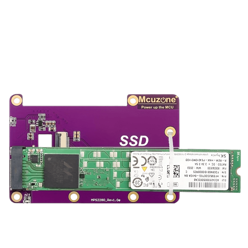 PCIe M.2 NVMe SSD Hat for Raspberry Pi 5 -Pimoroni Board with 2280/2242/2230 - TKINGS