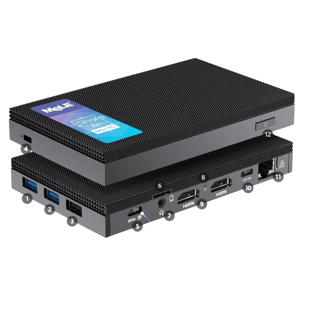 PC 16GB 512GB HDMI USB-C DisplayPort 1.4 WiFi5 BT5.1 Quieter 4C - TKINGS
