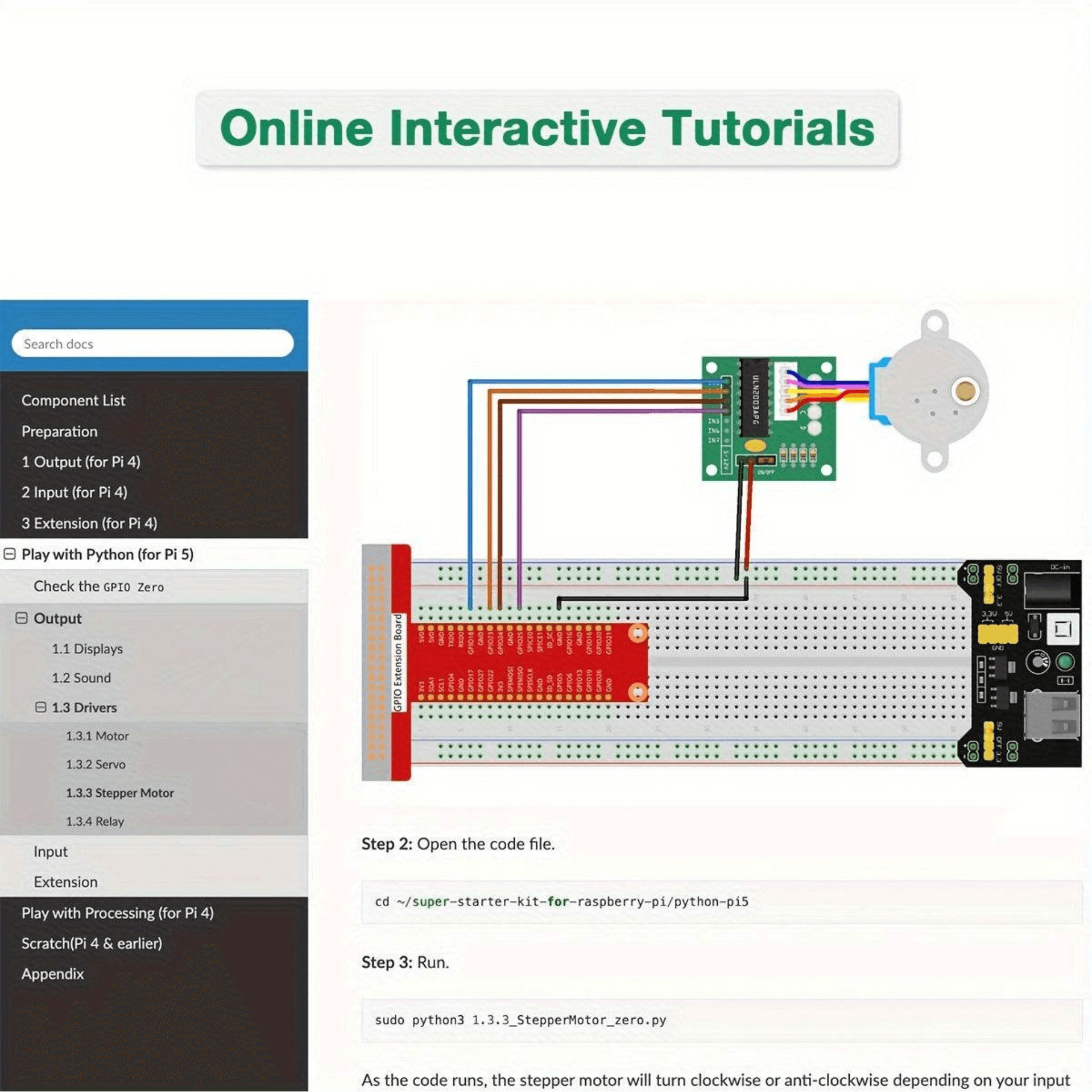 Super Starter Kit for Raspberry Pi Raspberry Pi 5/4/4B/3B/3B+ - TKINGS