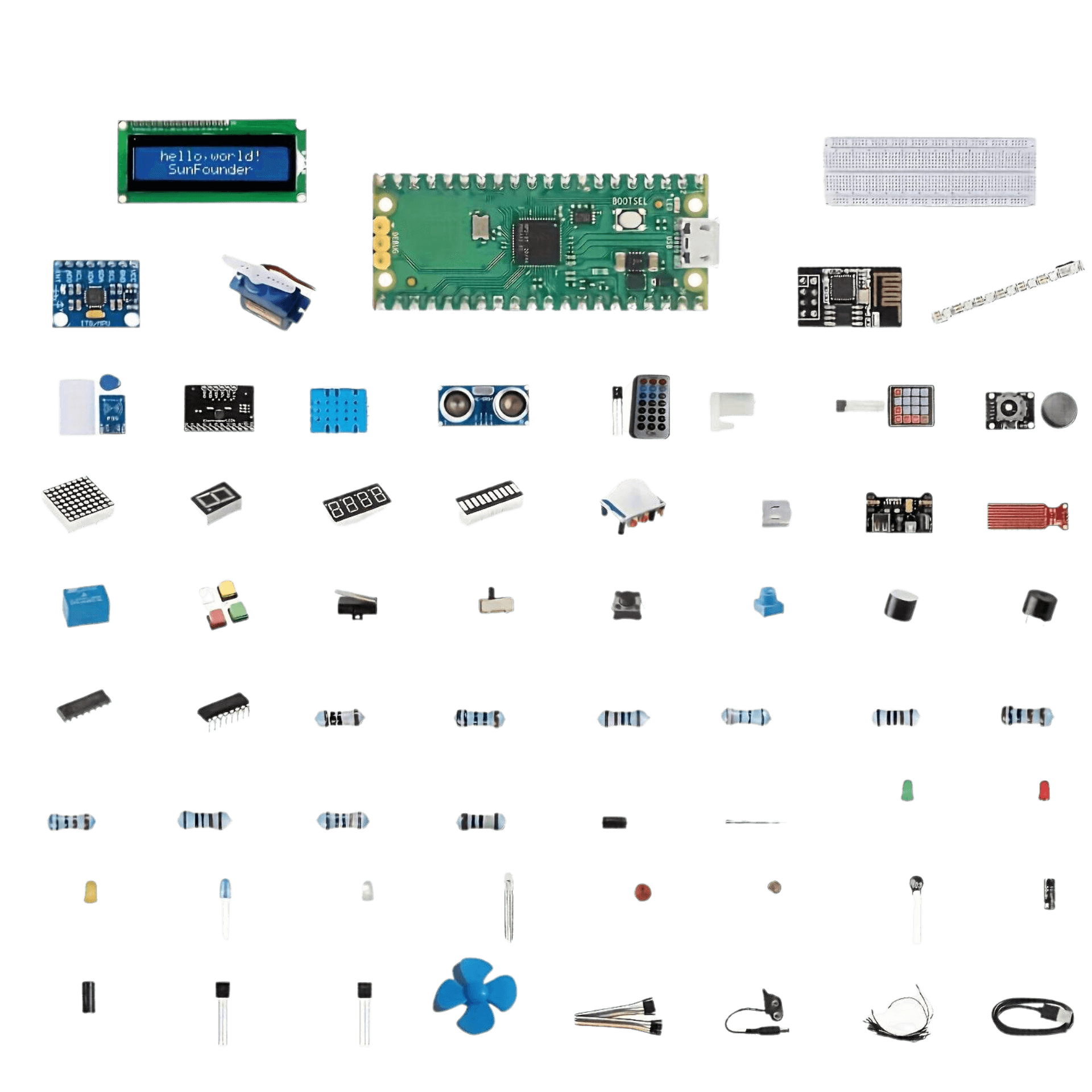 For The Raspberry Pi Pico W Starter Package - TKINGS