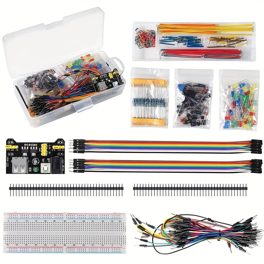 Premium STEM Starter Kit 65pcs Jumper Wires & Sensor Modules - TKINGS