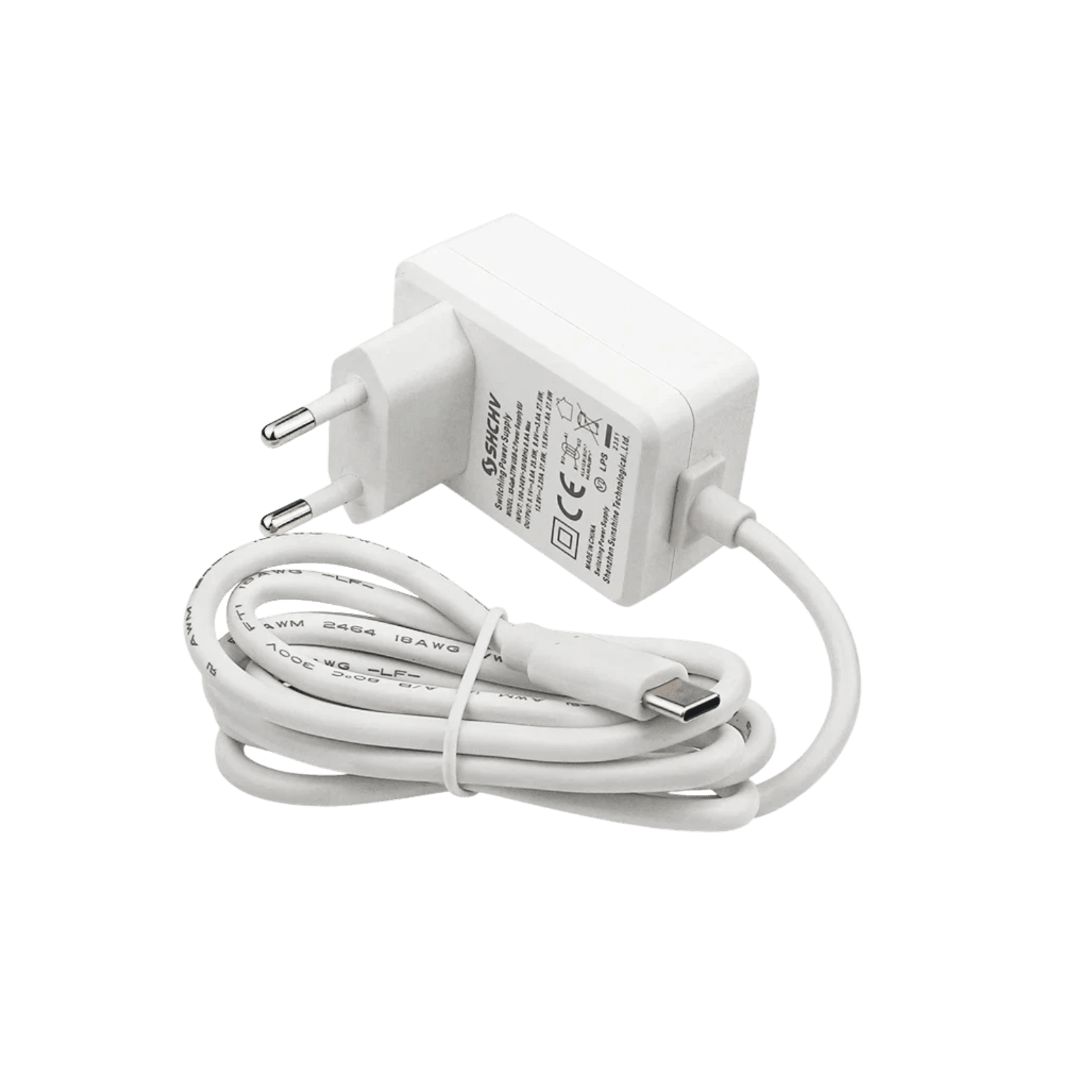 Raspberry Pi 5 5.1V 5A Power Supply PD 27W USB Type C - TKINGS