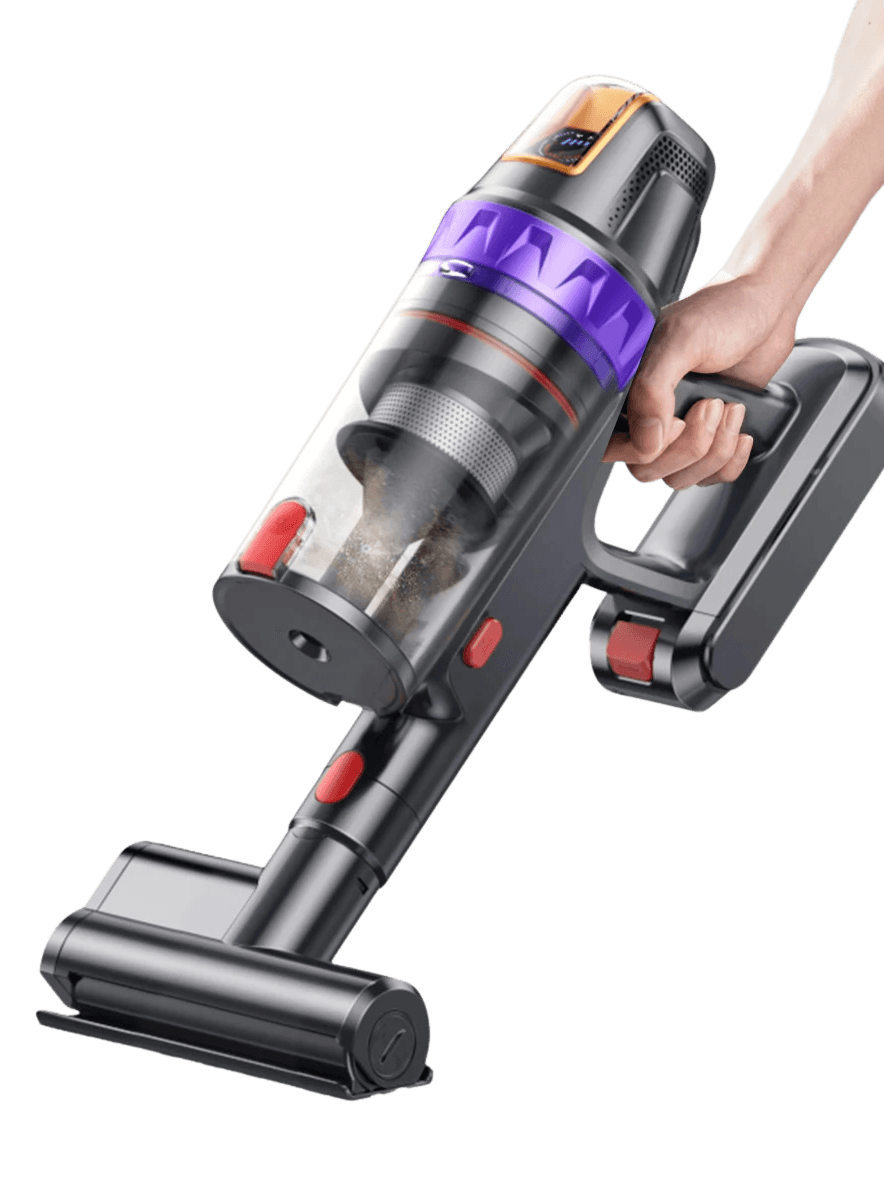 600W 65KPA Suction Power Cordless Vacuum Cleaner Handheld Smart - TKINGS