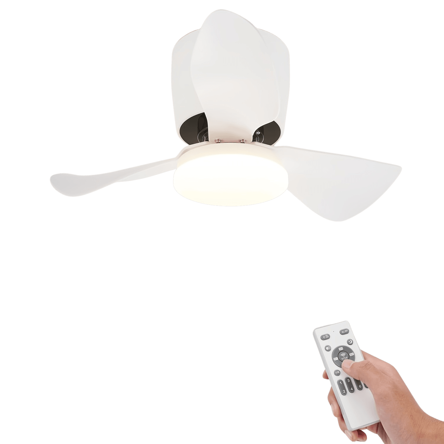 Smart Ceiling Fan With Lighting And Remote Control - 23W LED - TKINGS