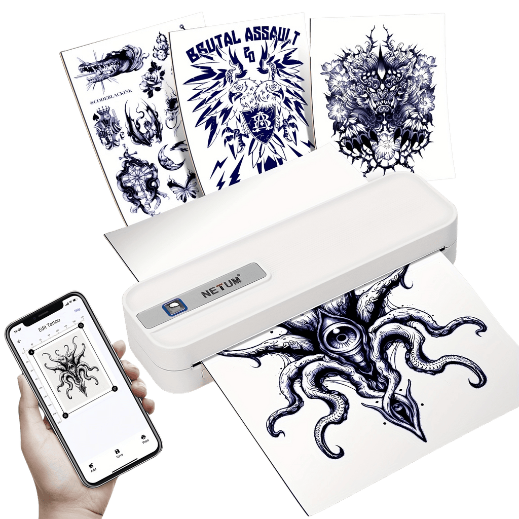 Thermal Printer Wireless and USB Rechargable - TKINGS