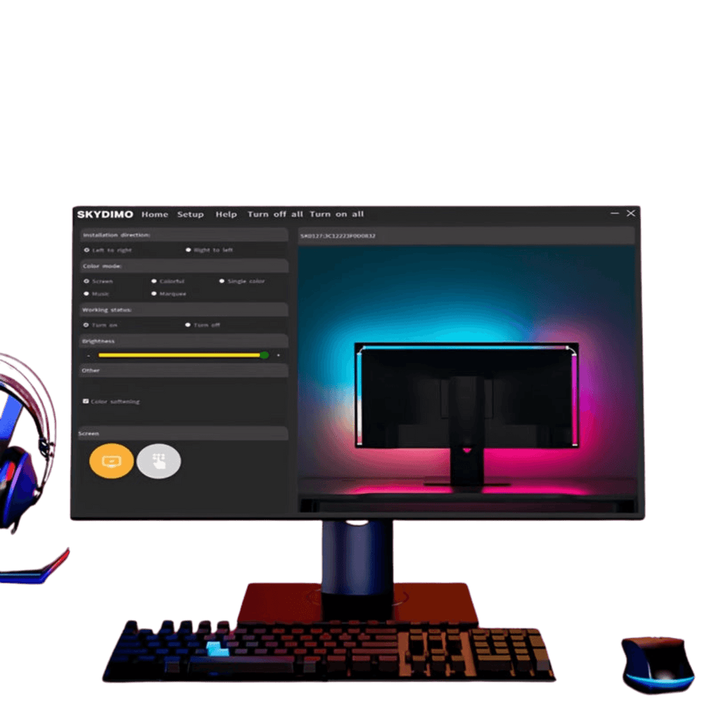 24/27'' Ambilight Computer Atmosphere Screen Light Synchronization - TKINGS