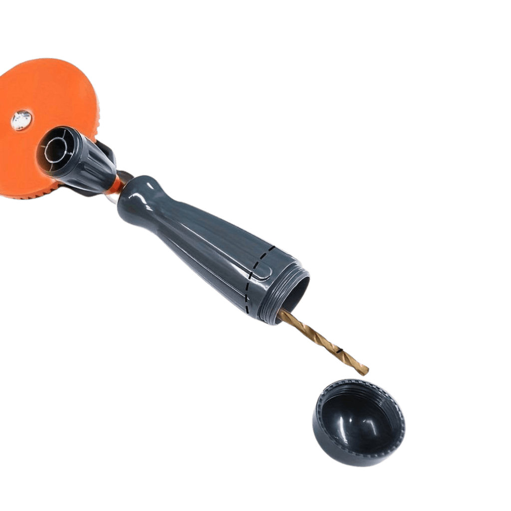 Manual Hand Drill with 1/4'' Capacity and Double Pinions - TKINGS