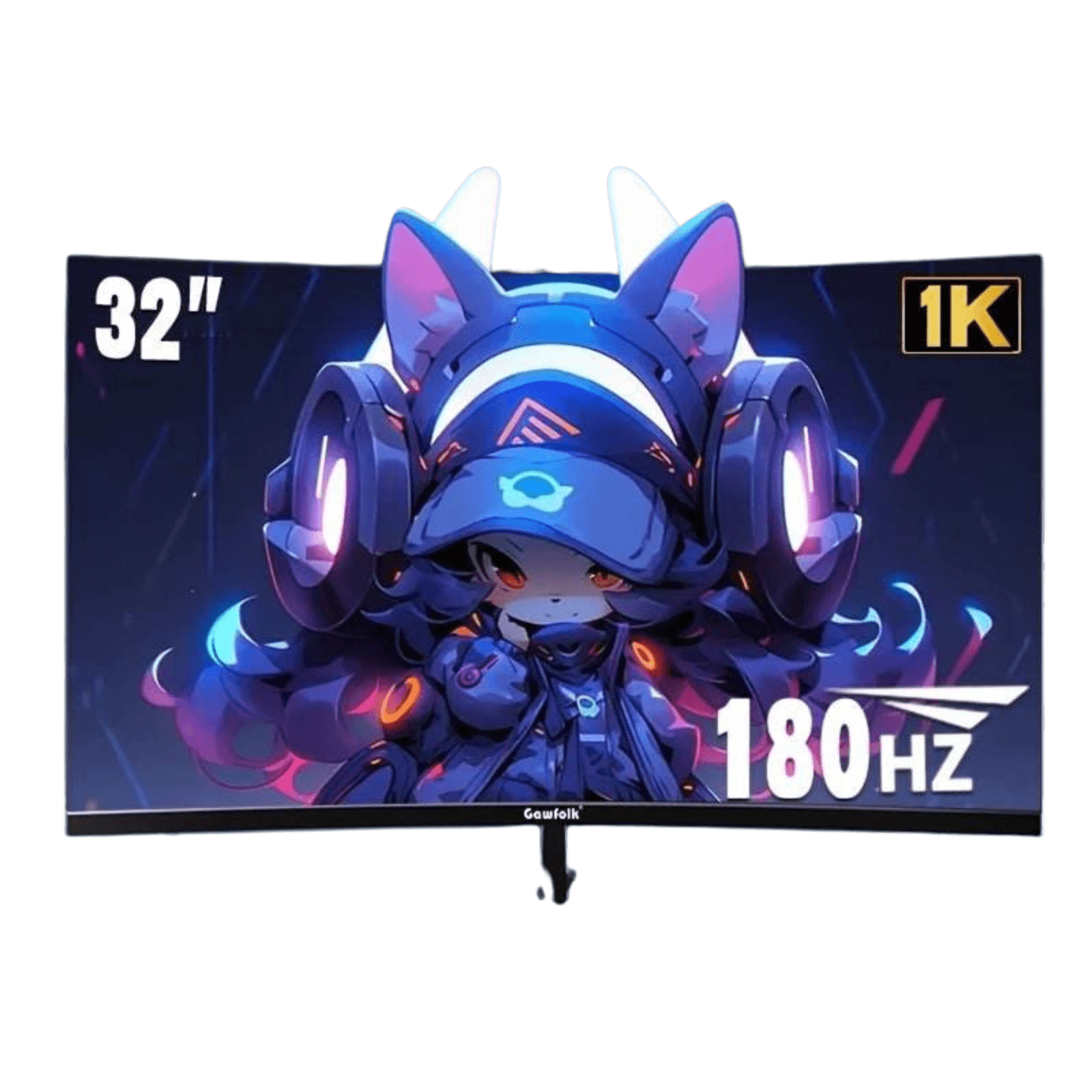 Curved Gaming Monitor - 180Hz 1080p Full HD - TKINGS