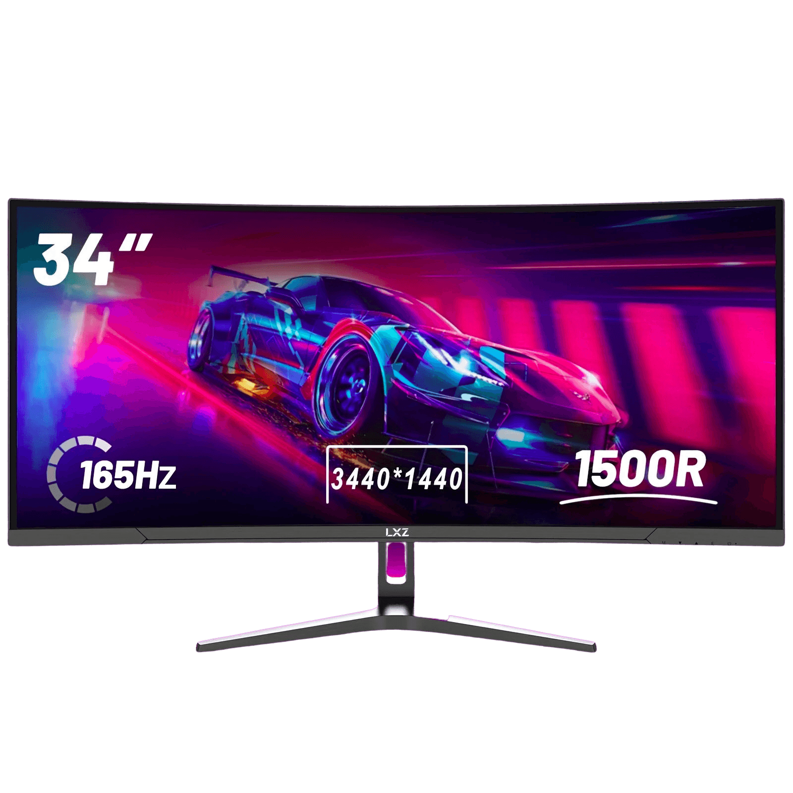 LXZ 34'' Ultrawide Curved Gaming Monitor 1500R PC Screen 165Hz - TKINGS