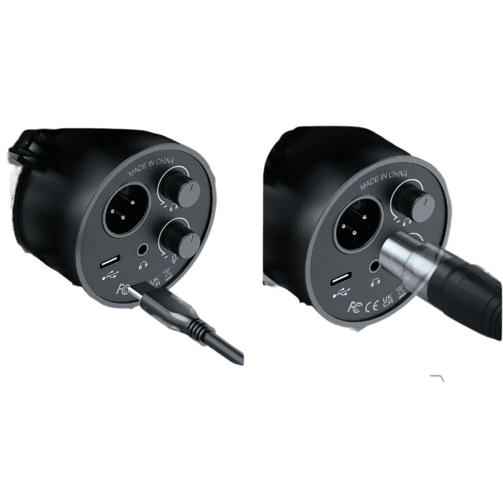 XLR Microphone with Shock Mount Touch-mute K688 - TKINGS