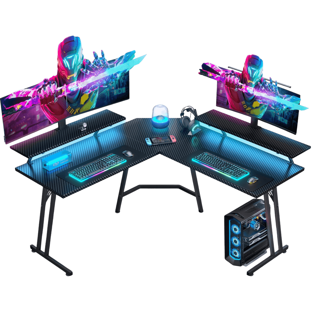 Gaming Desk L-Shaped Corner - TKINGS