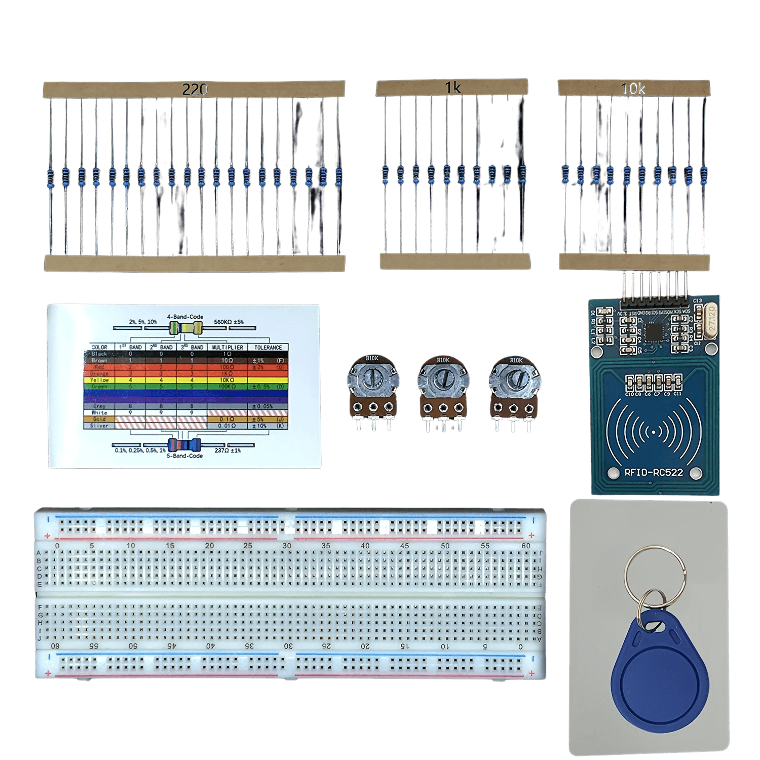 55 RFID Starter Kit V2.0 for 190+ 49 component for ARDUINO - TKINGS
