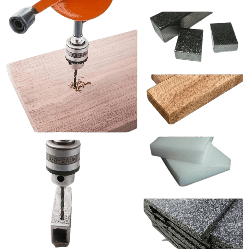 Manual Hand Drill with 1/4'' Capacity and Double Pinions - TKINGS