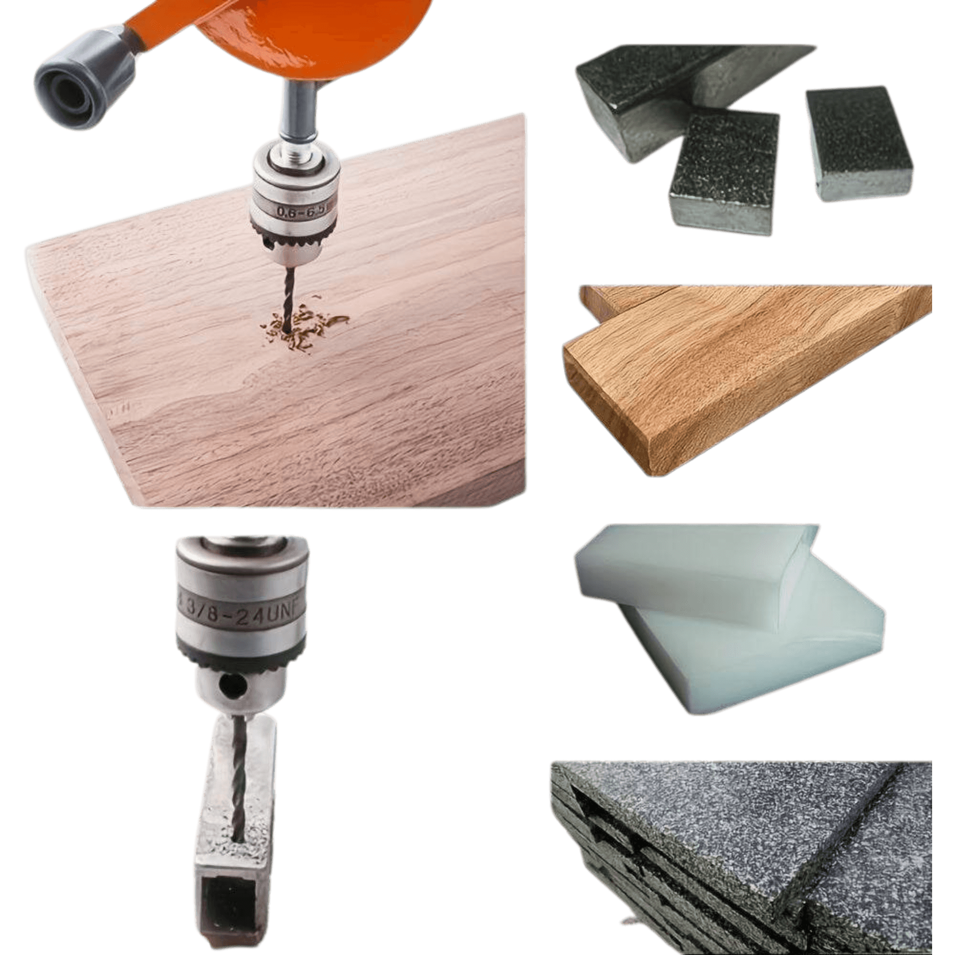 Manual Hand Drill with 1/4'' Capacity and Double Pinions - TKINGS