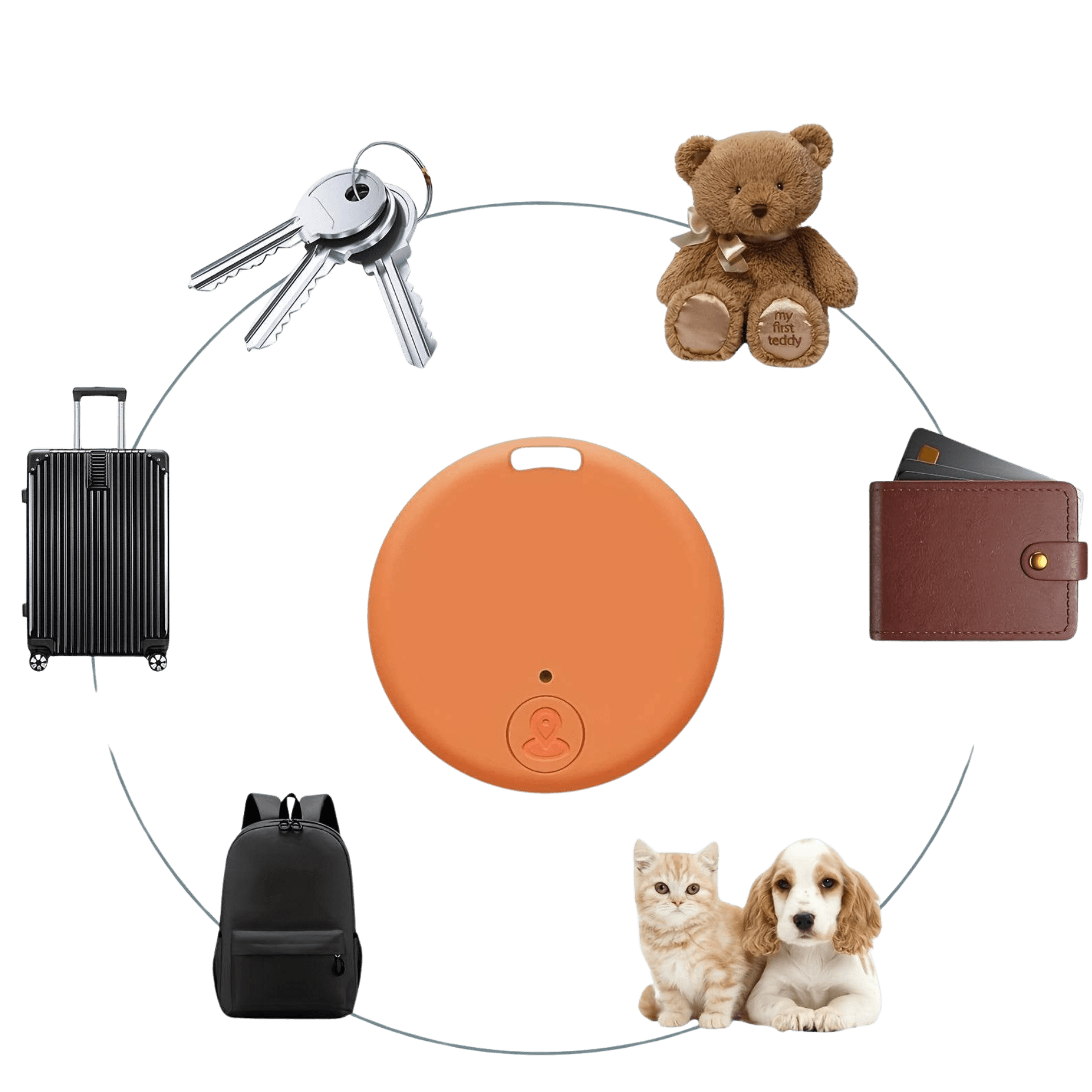 GPS tracker with silicone protective cover - TKINGS