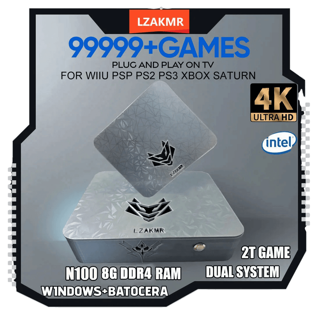 LZAKMR AK1 Pro Game Box 99999 For PS2 PS3 WII SS GAMECUBE Sega Saturn - TKINGS