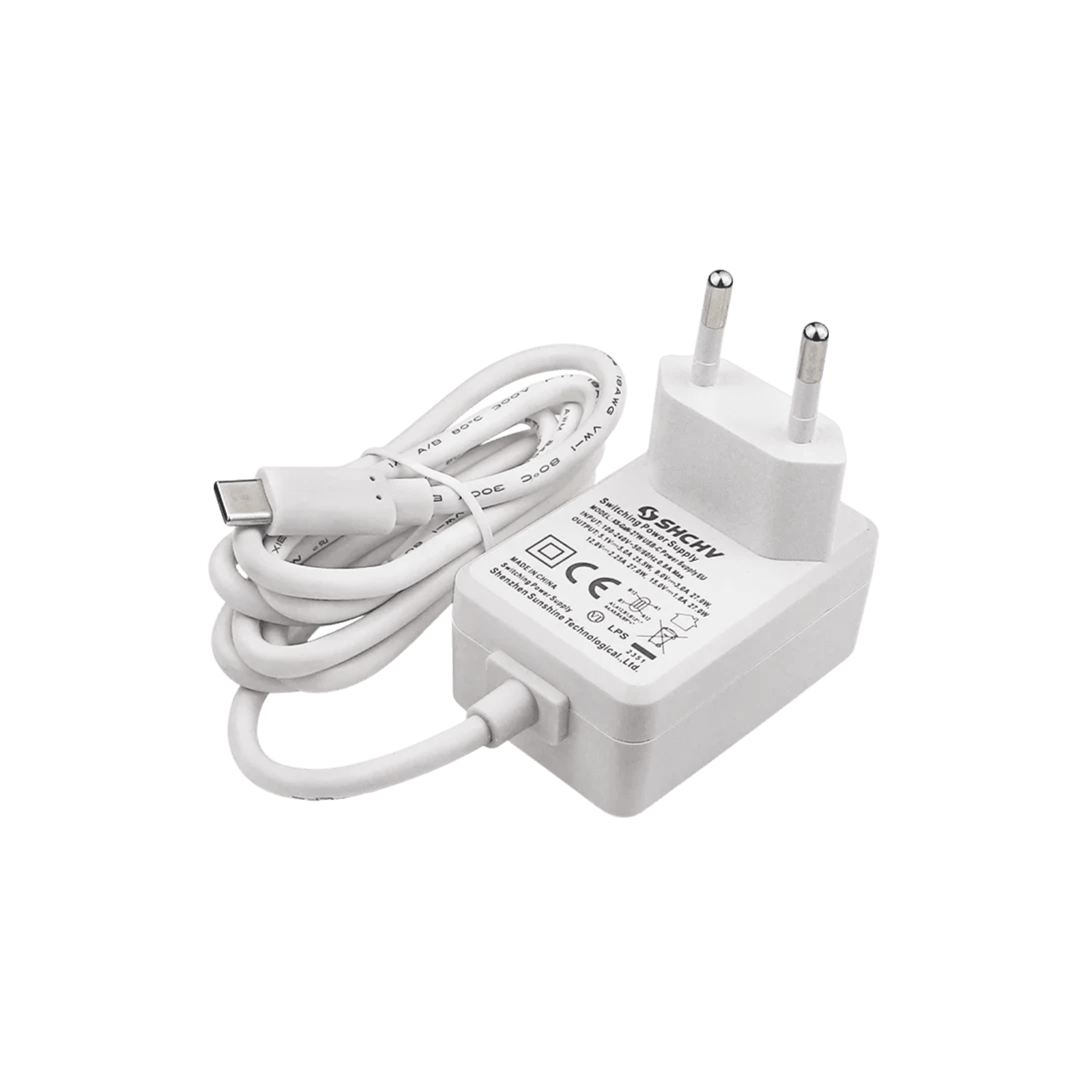 Raspberry Pi 5 5.1V 5A Power Supply PD 27W USB Type C - TKINGS