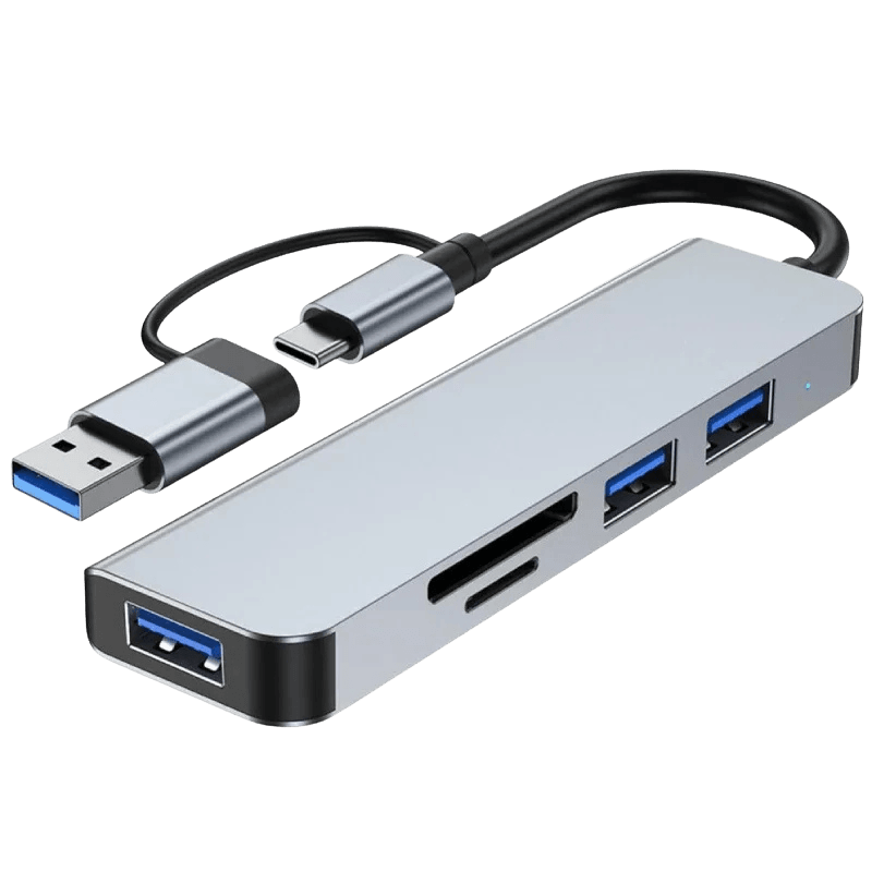 Type C Docking Station USB 2.0 Port TF SD Card Reader - TKINGS