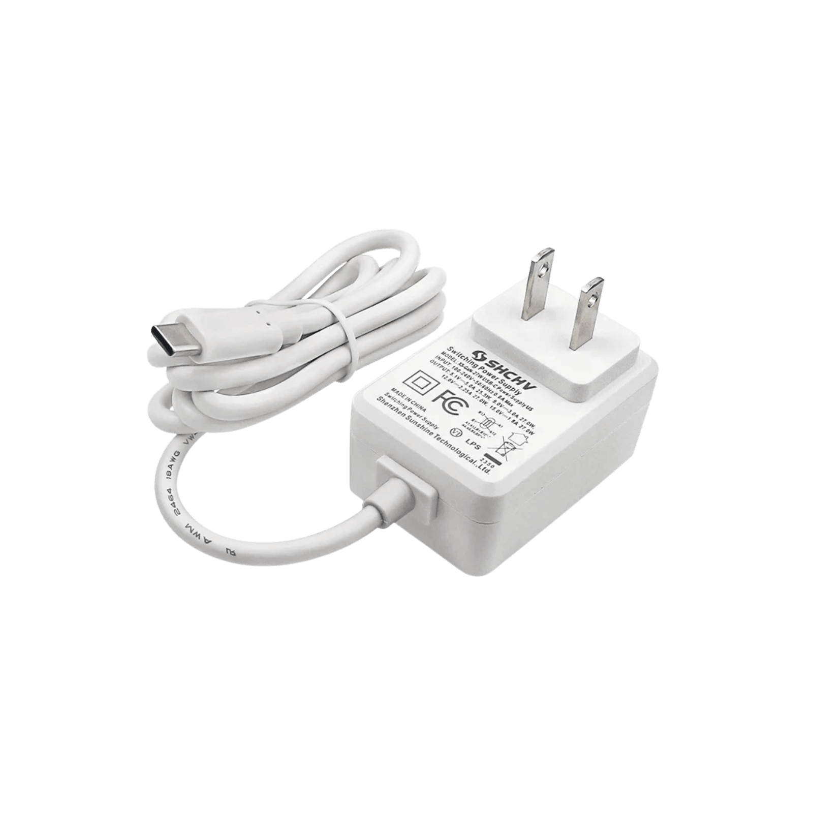 Raspberry Pi 5 5.1V 5A Power Supply PD 27W USB Type C - TKINGS