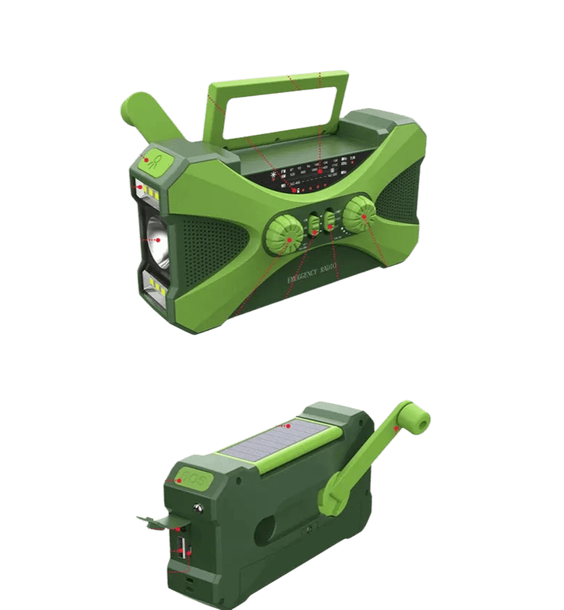 HOT Radio 10000mAh AM/FM LED Flashlight SOS - TKINGS