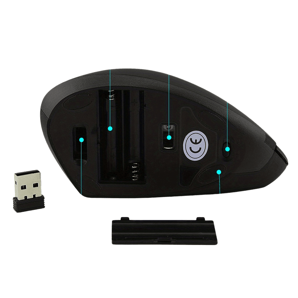 Right Hand Vertical Mouse 2.4GHz Wireless - TKINGS