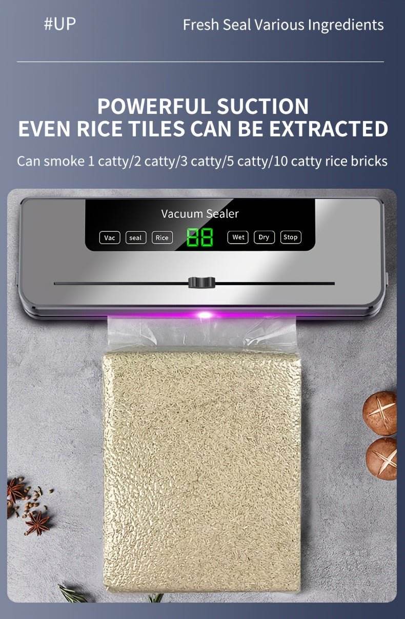 Vacuum Sealing Machine with Digital Display And 10 Bags - TKINGS
