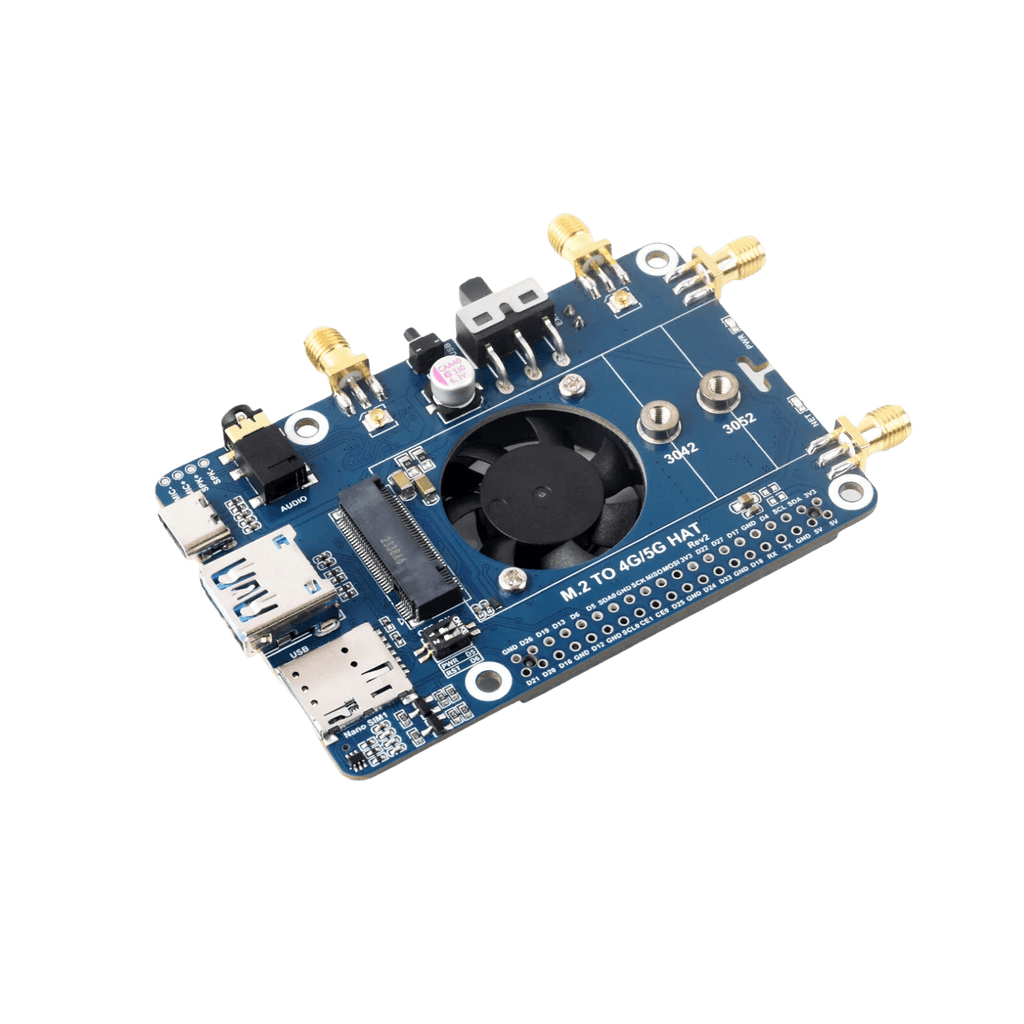 Waveshare SIM7600G-H M.2 4G HAT for Raspberry Pi LTE, LTE CAT4 - TKINGS