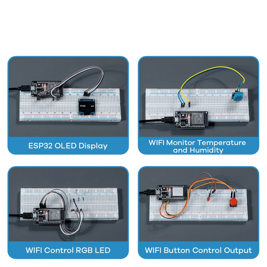 Basic Starter Kit forESP-32S WIFI IOT Development Board - TKINGS