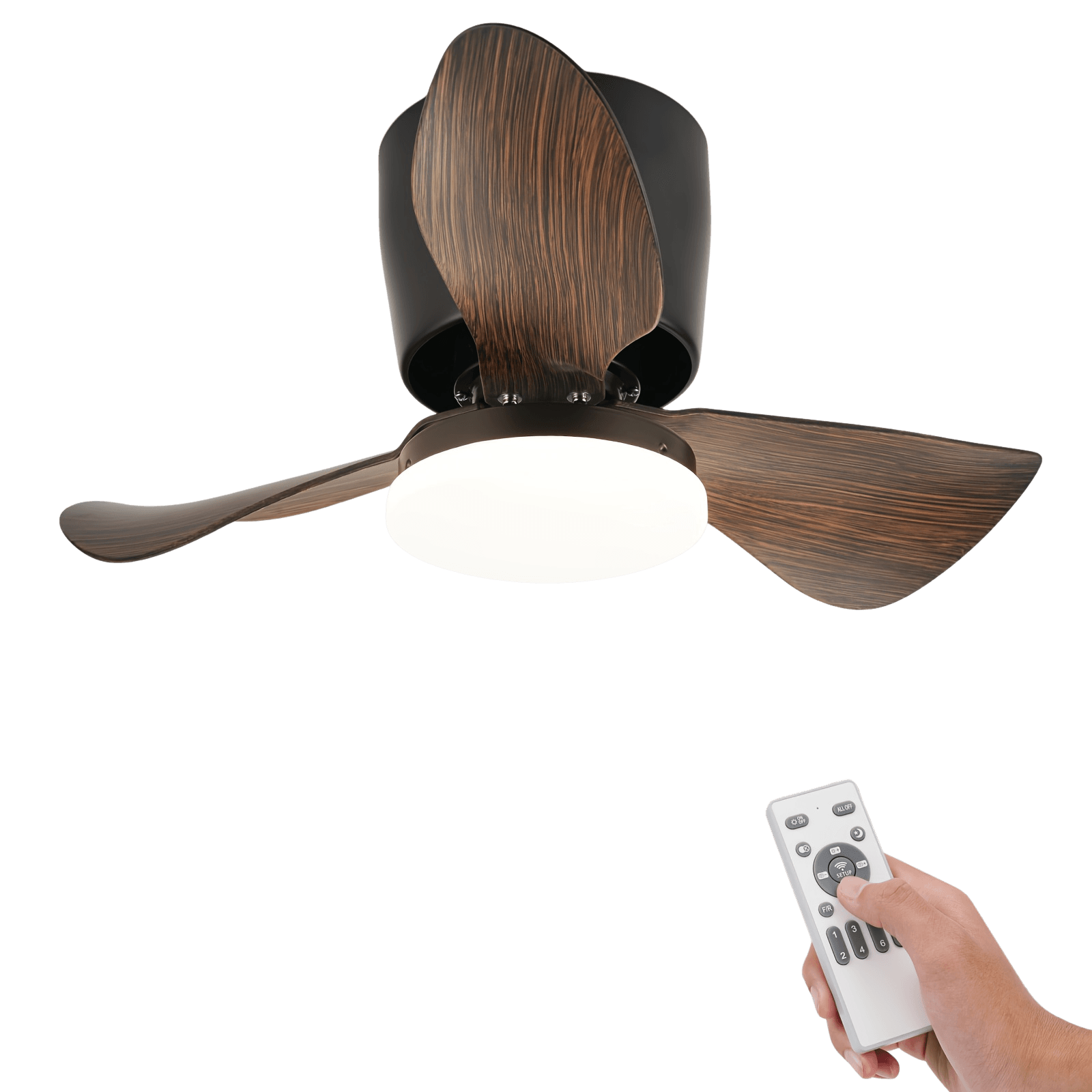 Smart Ceiling Fan With Lighting And Remote Control - 23W LED - TKINGS