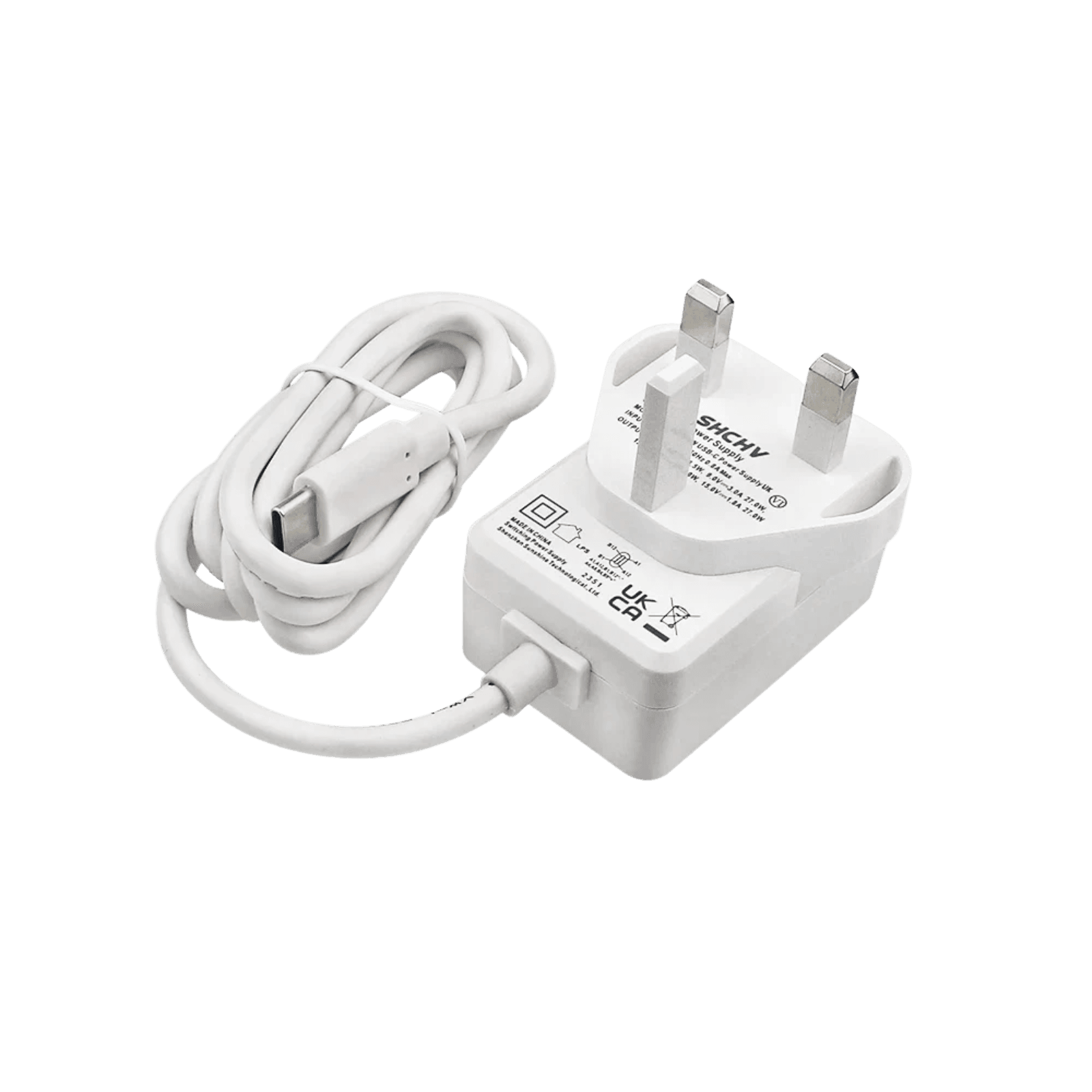 Raspberry Pi 5 5.1V 5A Power Supply PD 27W USB Type C - TKINGS