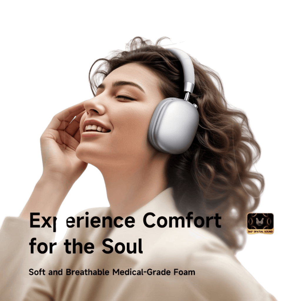Picun F5 Hybrid ANC Wireless Headphones, Featuring 45dB - TKINGS
