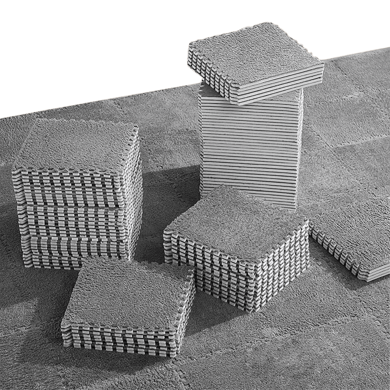 50pcs Soft EVA Foam Carpet Tiles for Living Room, Bedroom, and Bay Window - TKINGS