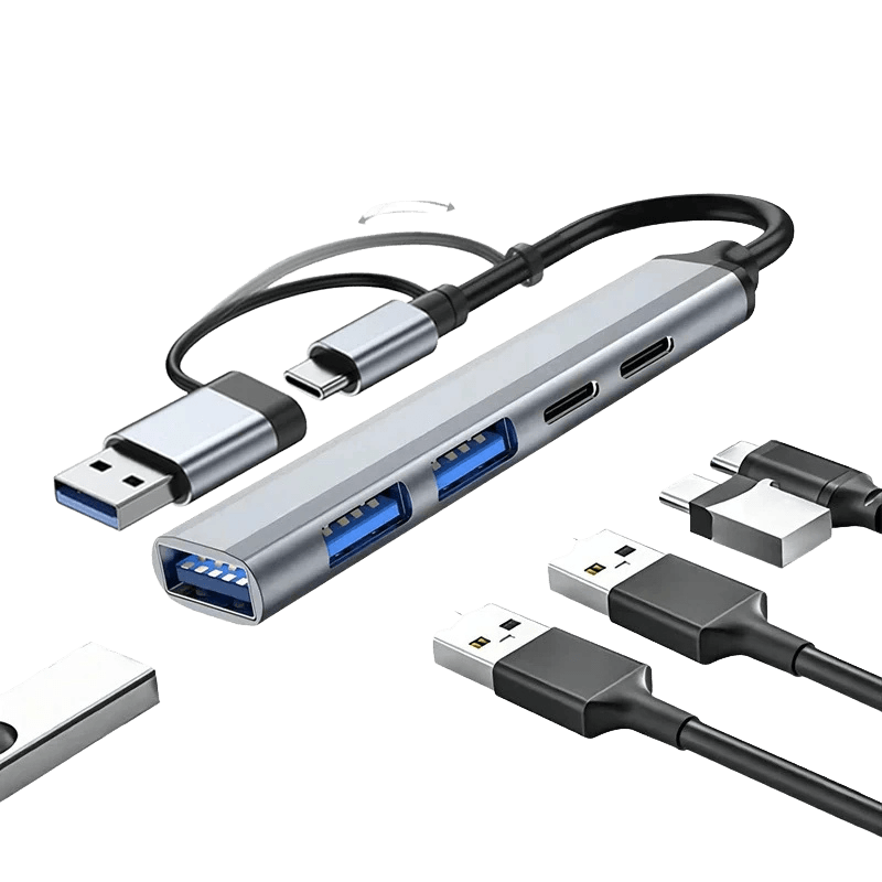 Type C Docking Station USB 2.0 Port TF SD Card Reader - TKINGS